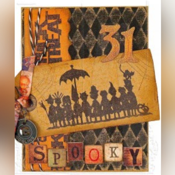 Halloween Cutouts Stampers Anonymous Tim Holtz Collection - Picture 4 of 4